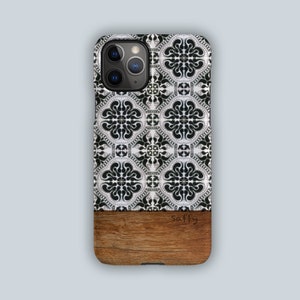 MONOCHROME TILE Phone Case | For iPhone 15, iPhone 15 Pro, iPhone 14, iPhone 13, iPhone 12, iPhone 11, SE | Aesthetic Phone Case