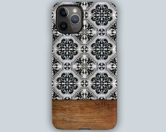 MONOCHROME TILE Phone Case | For iPhone 15, iPhone 15 Pro, iPhone 14, iPhone 13, iPhone 12, iPhone 11, SE | Aesthetic Phone Case