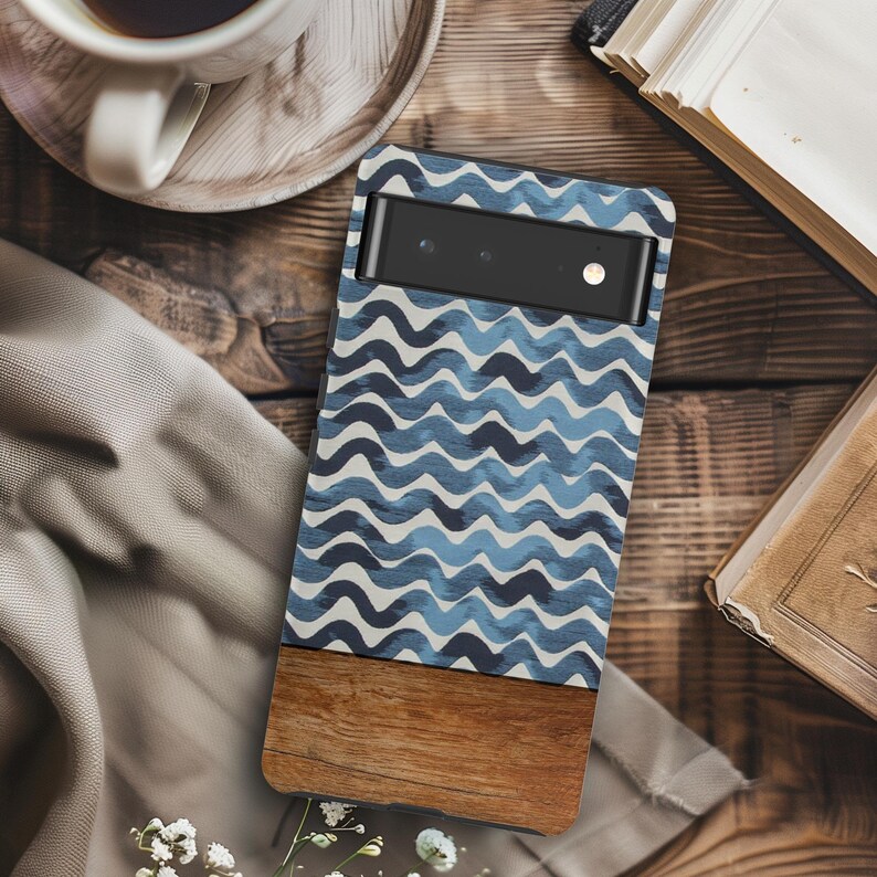 Wave Wiggle Handyhülle | Küstenmotiv für iPhone 18 Pro, 17, 16 Plus, 15, 14, 13 Bild 4