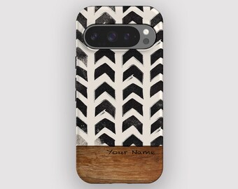 Oneway Road Phone Case | Geometric Pixel 11 Pro XL, 10, 9A, 9, 8, 7