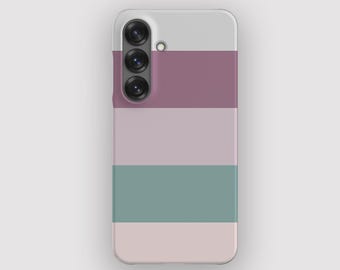 Faded Rose Striped Modern Phone Case for Samsung Galaxy, Apple iPhone and Google Pixel