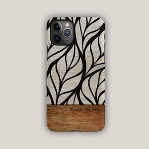 ORDINARY LEAF Phone Case | For iPhone 15, iPhone 15 Pro, iPhone 14, iPhone 13, iPhone 12, iPhone 11, SE | Modern Phone Case