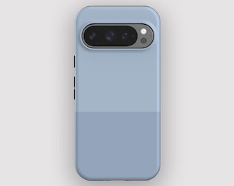 Two Blues Two Tone Phone Case for Pixel 10, 9A, 9, 8, 7, 6