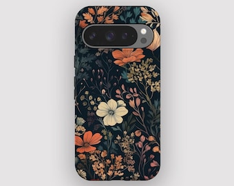 Floral Display Floral Vintage Phone Case for Pixel 10, 9A, 9, 8, 7, 6
