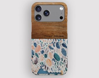 Petal Flurry Abstract Boho Card Holder Case for Apple iPhone and Samsung Galaxy