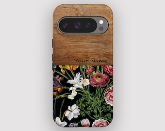 Wild Blooms Floral Maximalist Phone Case for Pixel 10, 9A, 9, 8, 7, 6