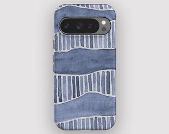 Tropical Waves Wavy Watercolour Phone Case | for Google Pixel 10 Pro XL, 9a, 9, 8 Pro, 7, 6