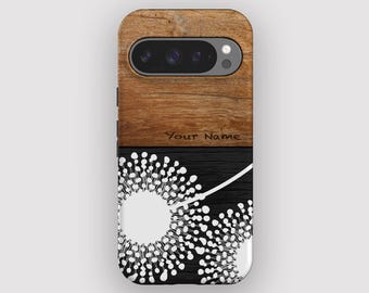 Light Dandy Dandelion Floral Phone Case for Pixel 10, 9A, 9, 8, 7, 6