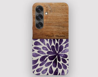 Indigo Flurry Abstrakte Boho Handyhülle für Samsung Galaxy S26, S25, S24, S23, S22