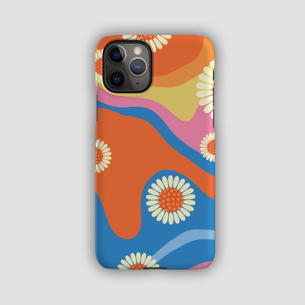 GROOVY DAYS Phone Case | For iPhone 15, iPhone 15 Pro, iPhone 14, iPhone 13, iPhone 12, iPhone 11, SE | Elegant Phone Case