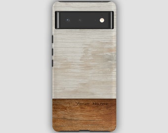 WASHED WOOD Phone Case | For Pixel 8 Pro, Pixel 8, Pixel 7, Pixel 6 Pro, Pixel 6, Pixel 5, 4A, 4, 3A, 3 | Abstract Phone Case