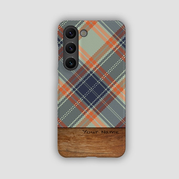 WARM PLAID Phone Case | For Galaxy S24, Galaxy S23 Ultra, Galaxy S23, Galaxy S22, Galaxy S21, S20, S10 | Cute Phone Case