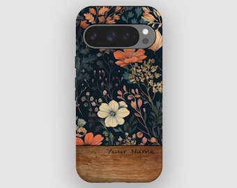 Floral Display Floral Vintage Phone Case for Pixel 10, 9A, 9, 8, 7, 6