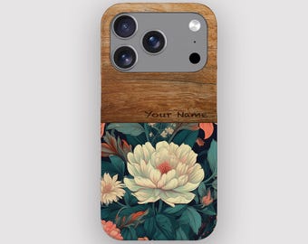 Table Blooms Floral Vintage Phone Case for Apple iPhone, Samsung Galaxy and Google Pixel