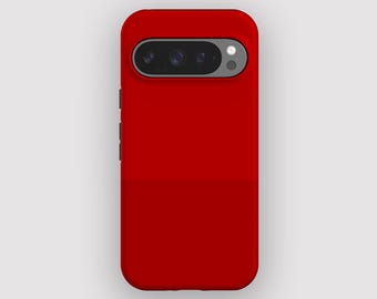 Etui na telefon Red Darkness Solid Simple do telefonów Pixel 10, 9A, 9, 8, 7, 6