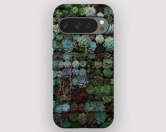 Many Greens Succulent Boho Phone Case for Pixel 10, 9A, 9, 8, 7, 6