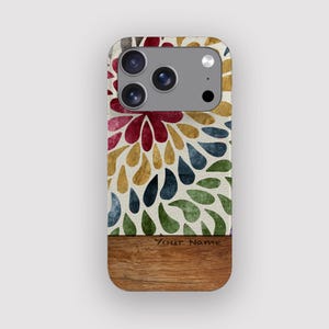 Rainbow Drop Bright Abstract Phone Case for Apple iPhone 17, 16, 15. MagSafe Option