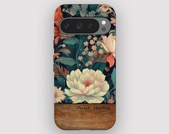 Table Blooms Floral Vintage Phone Case for Pixel 10, 9A, 9, 8, 7, 6
