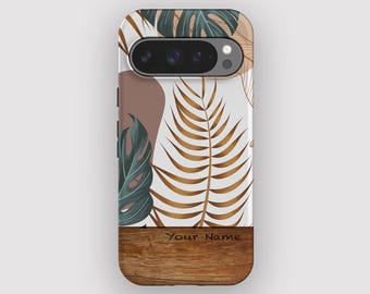 Rainforest Bronze Tropical Boho Phone Case for Google Pixel, Apple iPhone and Samsung Galaxy