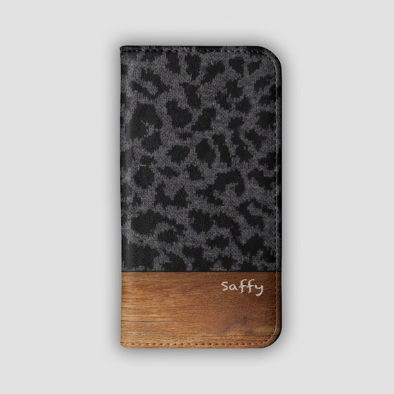 Wild Black Phone Wallet for iPhone 15 iPhone 15 Plus 