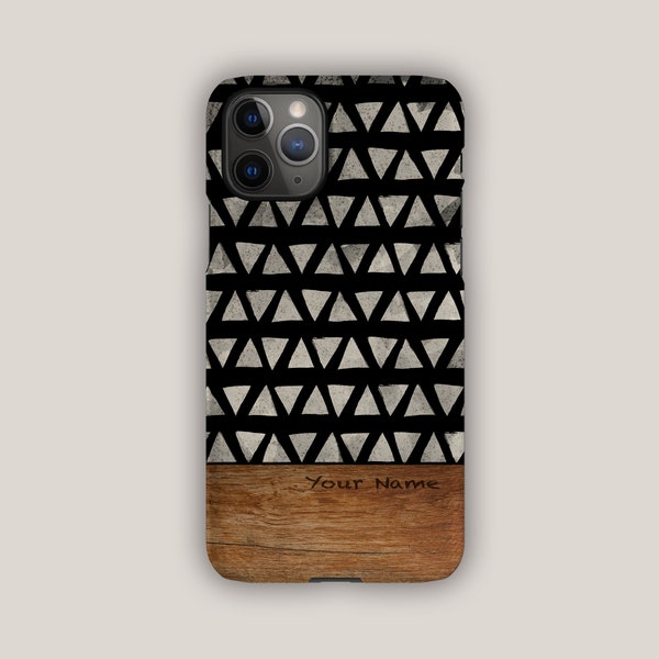 TRIANGLE LINK Phone Case | For iPhone 15, iPhone 15 Pro, iPhone 14, iPhone 13, iPhone 12, iPhone 11, SE | Modern Phone Case