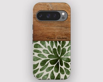 Sage Shower Abstract Boho Phone Case for Pixel 10, 9A, 9, 8, 7, 6