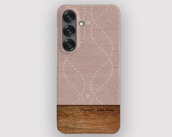 Candy Stitch Trellis Minimalistische Handyhülle für Samsung Galaxy S26, S25, S24, S23, S22