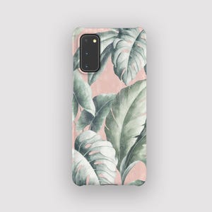Jungle Mist Leaf Phone Case | Tropical Protective Case | Fits Samsung Galaxy S25, S24 Ultra, S23, S22 Plus, S21, S20, FE