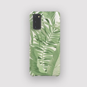 Calm Tropics Phone Case - Green Leaf Samsung S25 Case, S24, S23, S22