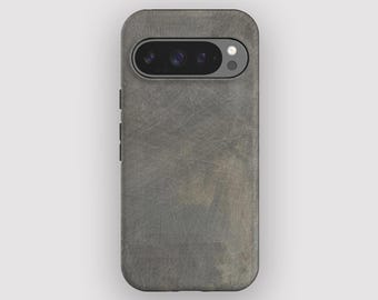 Brushed Metal Grunge Distressed Phone Case for Pixel 10, 9A, 9, 8, 7, 6