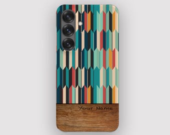 Respect Colour Geometric Retro Phone Case for Samsung Galaxy, Apple iPhone and Google Pixel