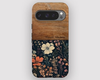 Floral Display Floral Vintage Phone Case for Pixel 10, 9A, 9, 8, 7, 6