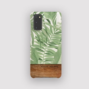 Calm Tropics Phone Case - Green Leaf Samsung S25 Case, S24, S23, S22