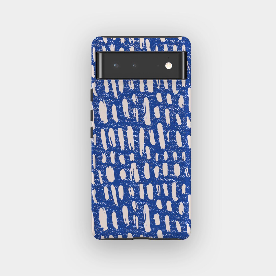 Blue Dash Phone Case Blue Abstract Design for Google Pixel 9 Pro, Pixel