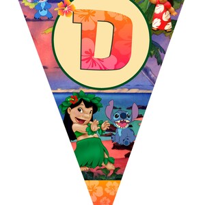 Lilo &amp; Stitch Birthday Banner, Digital-instant Download-you Print Lilo ...