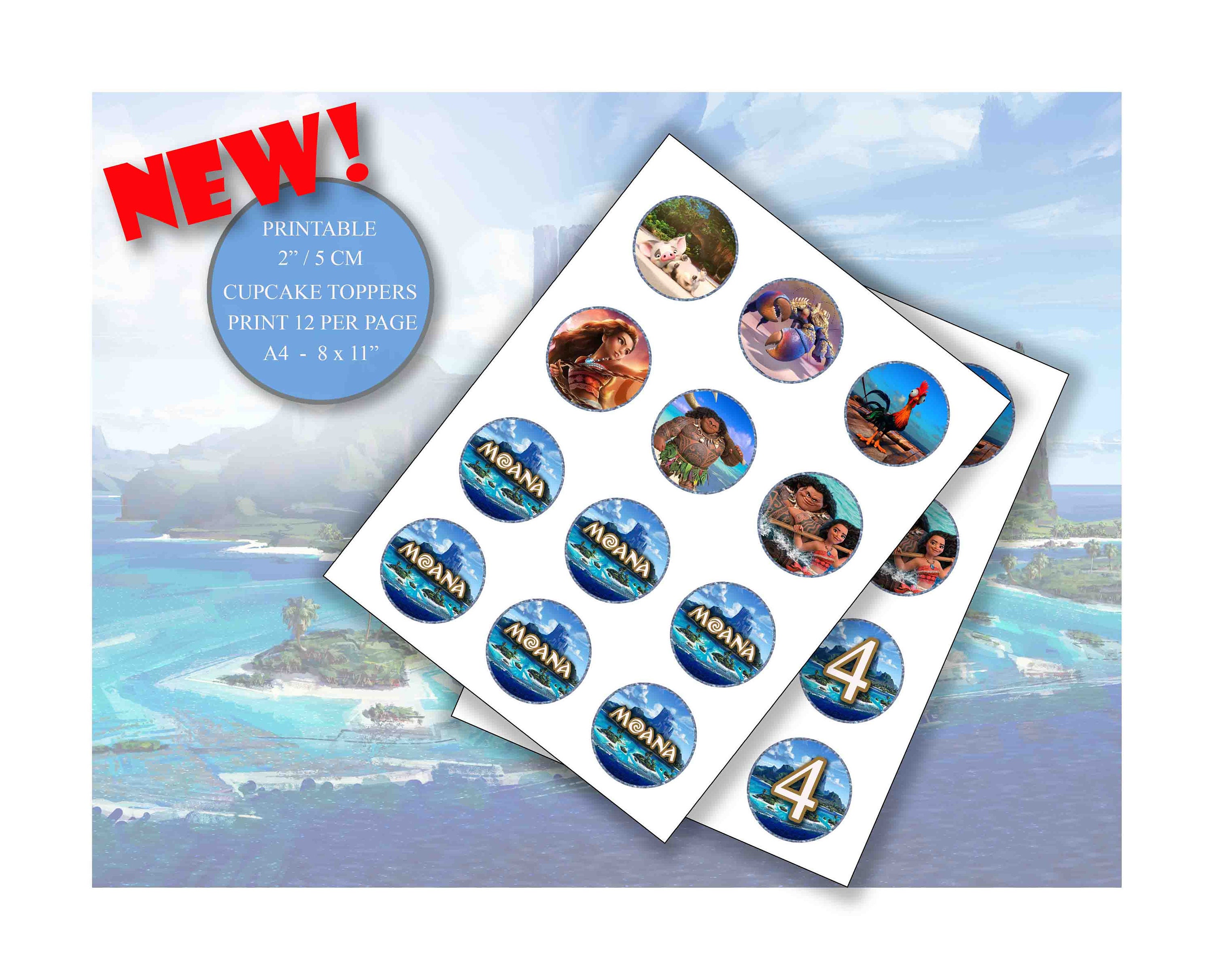 Toppers Moana Para Cupcake Descarga Directa Etsy Toppers Moana Para Cupcake Descarga Directa Etsy