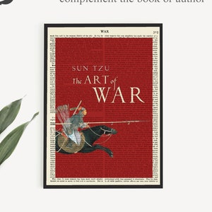 Instant Download &#39;The Art Of War&#39; Sun Tzu Print, Printable Wall Art, Military Strategy Gifts, Martial Arts Gifts, Bookish Prints, Dojo Decor