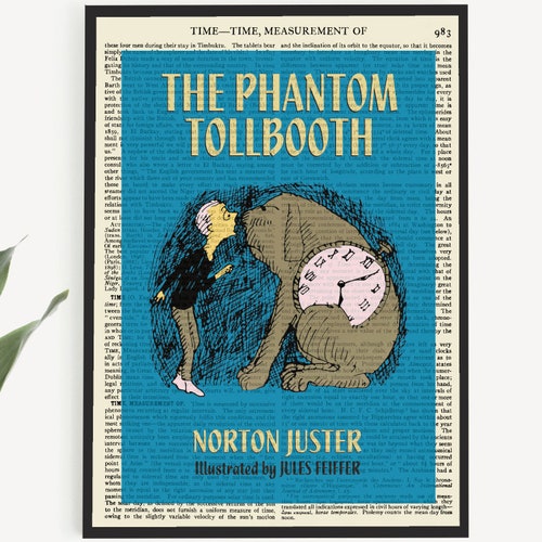 Printable 'the Phantom Tollbooth' Art Print of Book - Etsy