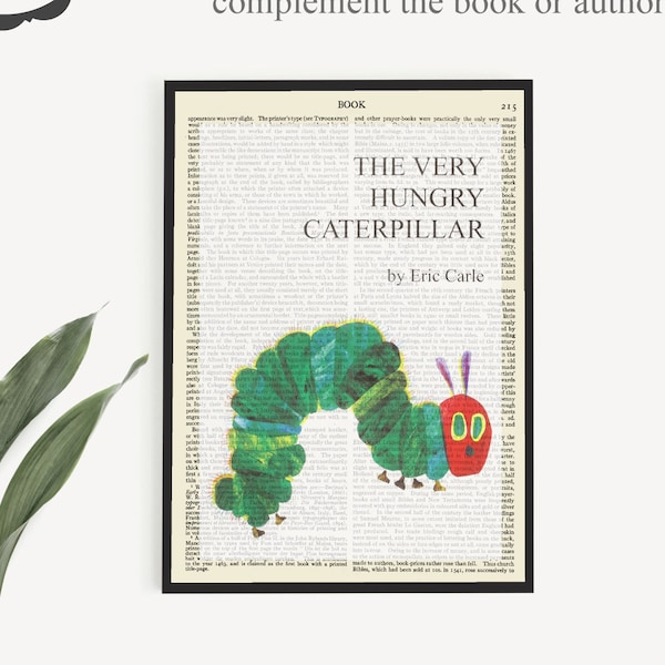 Hungry Caterpillar Wall Art - Etsy
