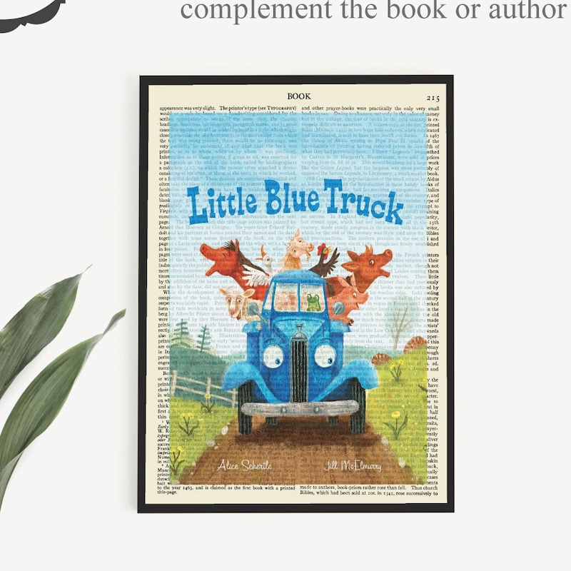 Blue Truck Etsy