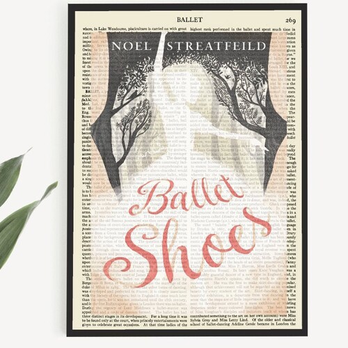 Printable 'ballet Shoes' Book Poster Print on Vintage Etsy