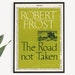 Printable 'the Road Not Taken' Book Cover Art Print | Etsy