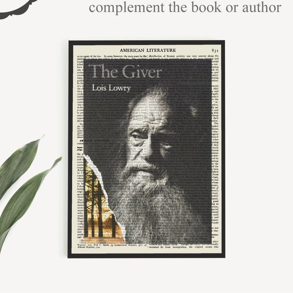 The Giver Lowry Poster Etsy The Giver Lowry Poster Etsy