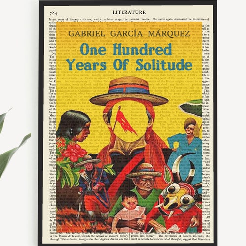 Printable Poster ONE HUNDRED YEARS of Solitude by Gabriel - Etsy