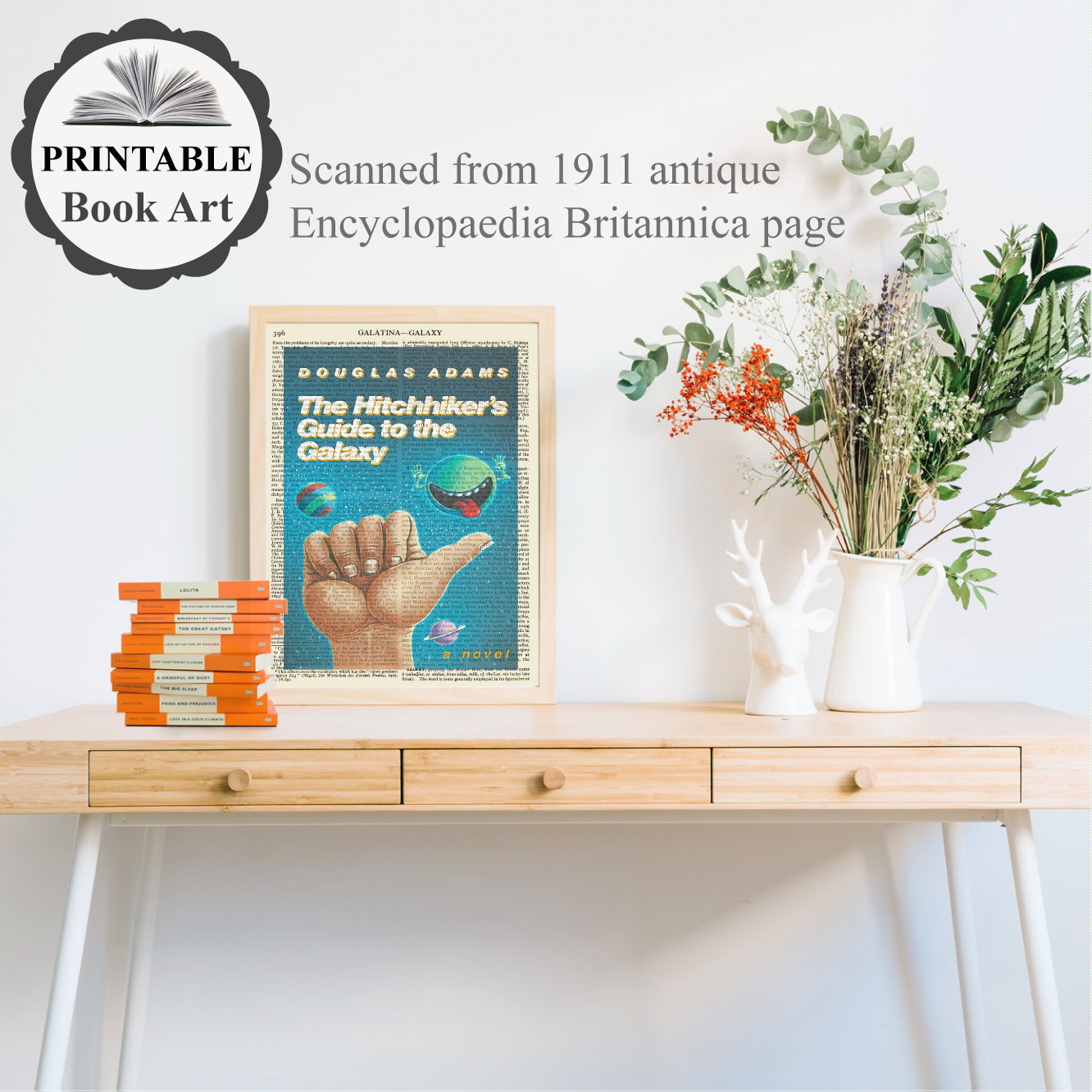 Printable 'the Hitchhikers Guide to the Galaxy' Book - Etsy