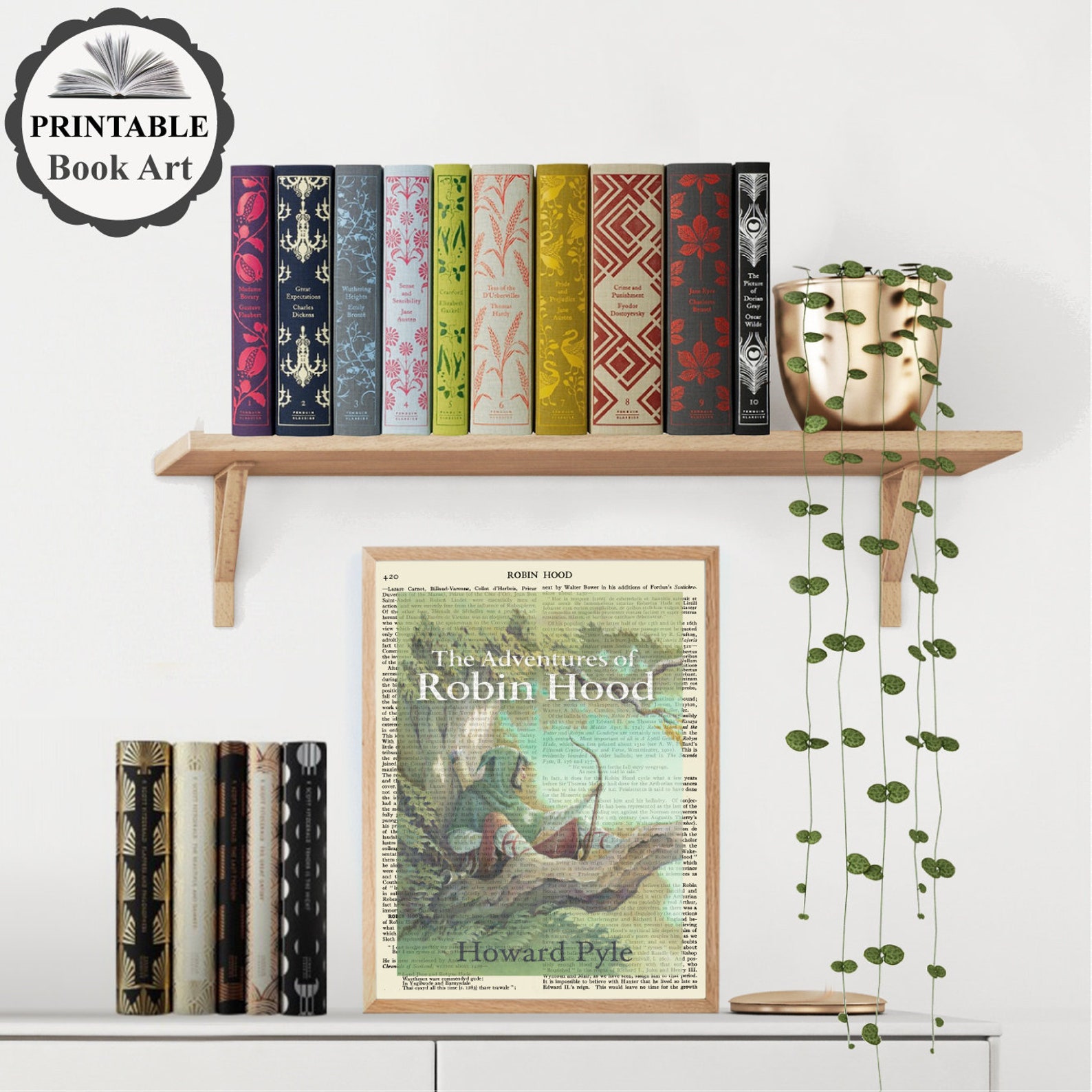 Printable 'the Adventures of Robin Hood' Book Cover Poster, Kids Room ...