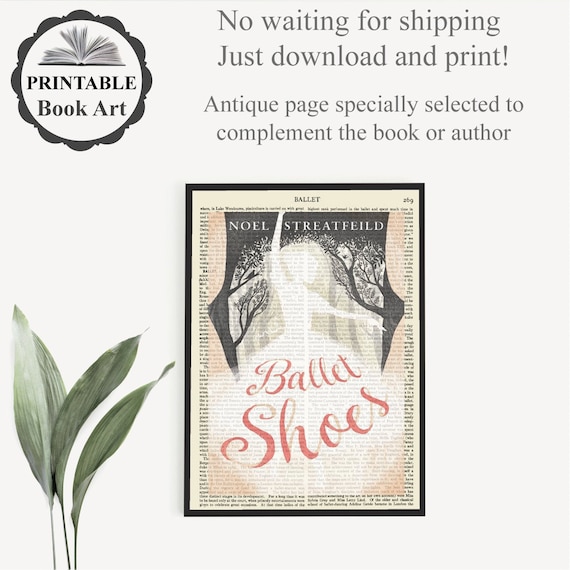 Printable 'ballet Shoes' Book Poster Print on Vintage Etsy