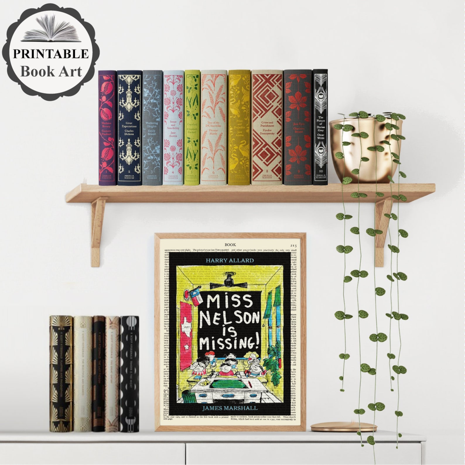 Printable 'miss Nelson is Missing' Book Cover Art - Etsy