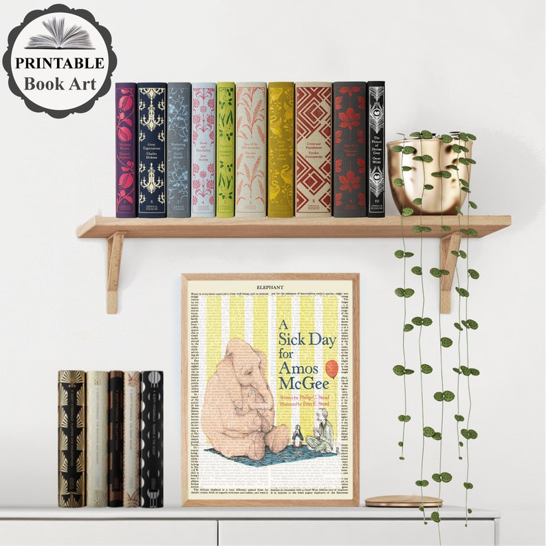 Printable 'A Sick Day for Amos Mcgee' Book Poster | Etsy