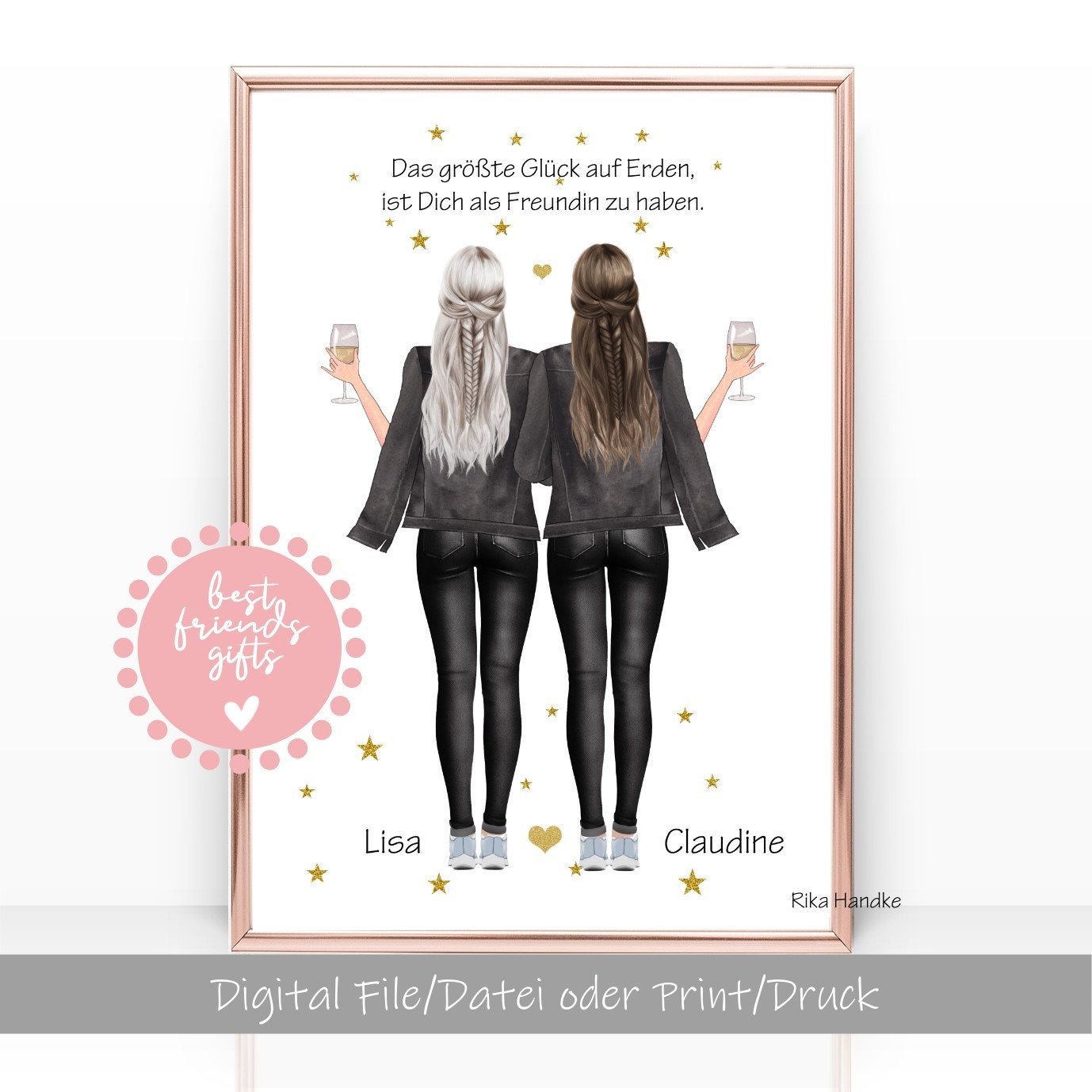 Geschenk Für Beste Freundin 18 Geschenk Beste Freundin-Geschenk Personalisiert-Geschenk Beste | Etsy